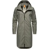 Ragwear Outdoorjacke Belinka Wasserdichte lange und sehr leichte Übergangsjacke