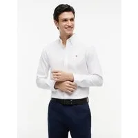 Tommy Hilfiger Langarmhemd FLEX POP MINI DOBBY RF SHIRT Regular Fit Dobby Structure