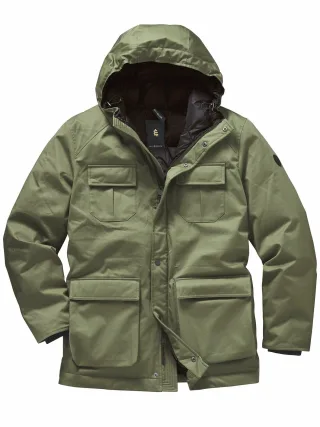Mey & Edlich Herren Narvik-Parka Grün Obermaterial: 100 % Baumwolle