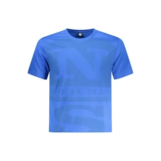 North Sails Blaues Baumwoll-Herren T-Shirt