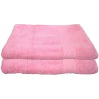 Julie Julsen Duschtücher 2-Duschtücher-Rosa-Duschtuch 70 x 140 cm, Baumwolle (2-St)
