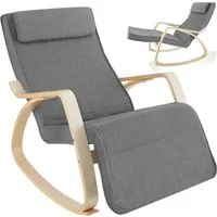 tectake Schaukelstuhl Relaxsessel Onda (Set, 1 St), Robuste Konstruktion mit großer Tragkraft
