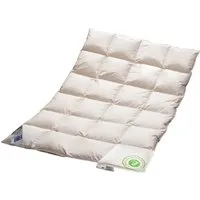 Vitaschlaf Gänsedaunenbettdecke Vitaschlaf® BIO-LUXE-KBA Bettdecken für Sommer Winter Ganzjahresdecke, Füllung: 100% Gänsedaunen, Bezug: 100% BIO-Baumwolle, Bettdecke 135x200 cm, 155x220 cm und weitere Größen, Made in Germany