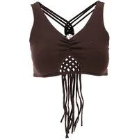Guru-Shop T-Shirt Goa Psytrance Bikini Top, Boho Top, Pixi Top,.. Festival, Ethno Style, Psychedelic, alternative Bekleidung