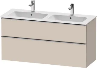 Duravit D-Neo Waschtischunterbau wandhängend Taupe Matt 1280x462x625 mm - DE4365070910000 DE4365070910000