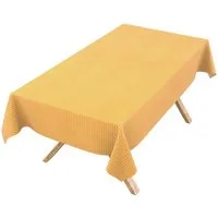 ANRO Tischdecke Barcelona Stoff Premium Muster Retro wasserabweisend pflegeleicht (Einzelstück 1-tlg), Stoff schmutzabweisend 90x130cm Muster Gelb