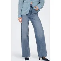 ONLY High-waist-Jeans ONLHOPE HW WIDE DNM REA345 NOOS Baumwolle