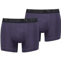 PUMA Boxershorts PUMA MEN SPORT MICROFIBER BOXERS 2P (2er Pack) mit Logo-Bund