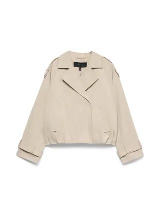 VERO MODA - VMCHELSEA MADDY SHORT JACKET Cement - Gr. - L