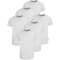 Jockey American-Shirt American T-Shirt (6er Pack) flache Nähte, Relaxed Fit, Single-Jersey, kurze Ärmel