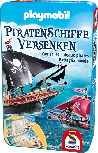 Schmidt Spiele 51429 - Playmobil: Piratenschiffe versenken