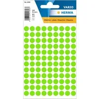 HERMA Etiketten HERMA Markierungspunkte, Durchmesser: 8 mm, leuchtgrün