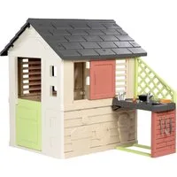 Smoby Spielhaus Smoby Life Natur mit Küche, Made in Europe