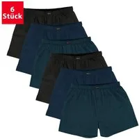 Gomati Boxershorts 6er Pack Herren Boxershorts Baumwoll Webboxershorts