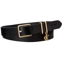 Calvin Klein Ledergürtel MONOGRAM CHARM KEEPER BELT 25MM Regular fit mit Anhänger