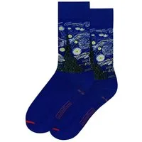 MuseARTa Langsocken Vincent van Gogh - Sternennacht (Packung, 1-Paar, 1 Paar) Kunstwerke Socken Strümpfe, Herren oder Damen Socken Kunst-Motiv
