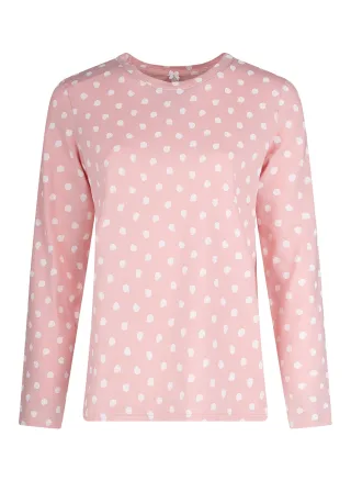 Short Stories - Long sleeve silver pink - Gr. - S