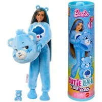 Mattel® Anziehpuppe Mattel JCN96 - Barbie Cutie Reveal Glücksbärchi Serie - Brummbärchi