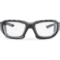 HAC24 Arbeitsschutzbrille Schutzbrille Sicherheitsbrille Taktische Schiessbrille Brille, (1St), inkl. Gummiband Schwarz für Männer und Frauen