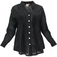 Guru-Shop Longbluse Luftige Boho Baumwollbluse, Oversize Hemdbluse,..