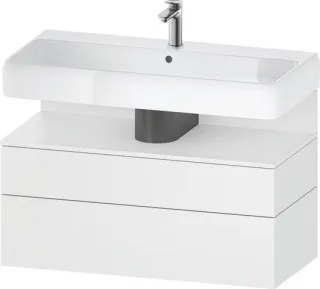Duravit Qatego Waschtischunterbau wandhängend Weiß Matt 990x470x590 mm - QA4395018180010 QA4395018180010