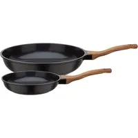 GSW Pfannen-Set Natural Fit, Aluminiumguss (Set, 2-tlg), mit neuartiger PFAS-freien Antihaft-Versiegelung, Induktion