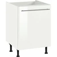 OPTIFIT Spülenschrank Bern 60 cm breit, mit 1 Tür, mit höhenverstellbaren Füßen, mit Metallgriff