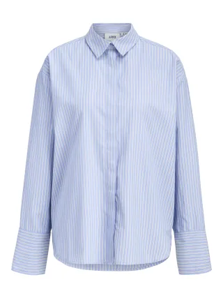 JJXX - JXCARO POPLIN LS RLX SHIRT WVN NOOS Hydrangea - Gr. - XS