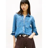 Tommy Jeans Jeansbluse REGULAR FIT SHIRT