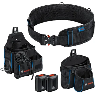 Bosch Werkzeugtasche Werkzeug-Set: je 1x Gürtel 108, GWT 2, GWT 4, 2x ProClick Holder - 1600A0265R