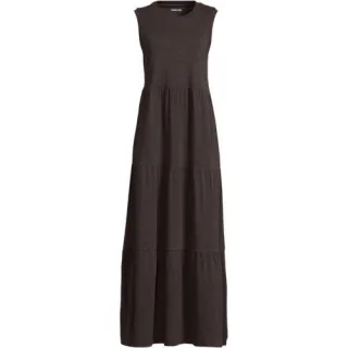 Flammgarn-Maxikleid aus reiner Baumwolle, Damen,  Braun, Baumwolle, by Lands' End