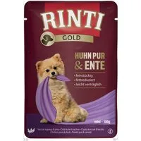 Rinti Gold Huhn Pur & Ente 100 g - 10 Stück, für: Hund