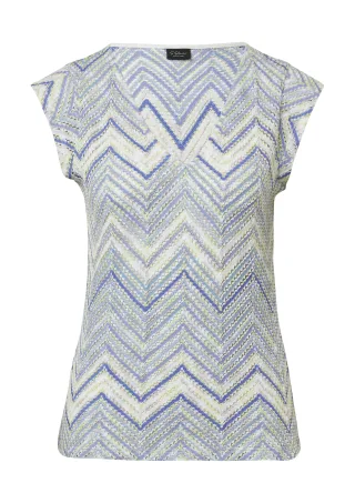 s.Oliver BLACK LABEL - T-Shirt blau - Gr. - 38