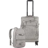 normani Reisetasche, Handgepäck Trolley Set mit Backpack