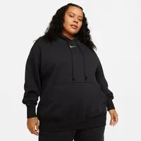 Nike Sportswear Kapuzensweatshirt W NSW PHNX FLC OS PO HOODIE PL Oversize Passform, aus Baumwolle und Polyester