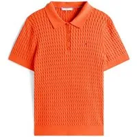 Tommy Hilfiger Curve Kurzarmpullover CRV CO CABLE FINE GG POLO SWT