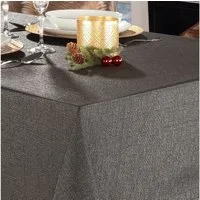Beautex Tischdecke Lurex Tischdecke Weihnachten, Silber Gold glänzend, Weihnachtstisch (1-tlg)