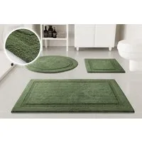 OTTO home Badematte Meellor, Höhe 20 mm, rutschhemmend beschichtet, fußbodenheizungsgeeignet, Baumwolle, rechteckig, Badteppich, getuftet, modern, Uni, antirutsch, flauschig, Baumwolle