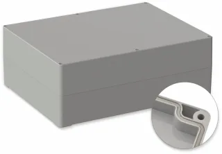 POLLIN, ABS Gehäuse, 300 x 230 x 110 mm, IP65, Lichtgrau