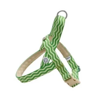 Barkalot Hundegeschirr Recyceltes Polyester beige /grün L
