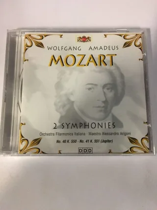 Wolfgang Amadeus Mozart: 2 Symphonies - No. 40 in G minor K. 550 / No. 41 in C K. 551 (Jupiter)
