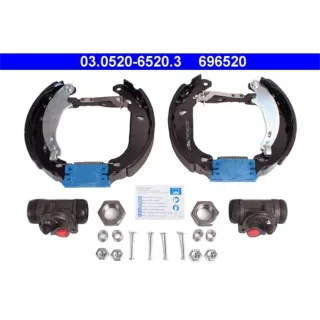 ATE Bremsbacken + Radzylinder vormontiert hinten Peugeot 206 206+