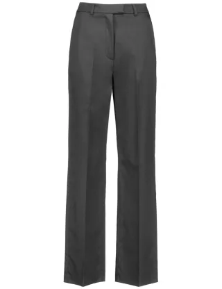 TAIFUN - Elegante Hose mit weitem Bein schwarz - Gr. - 34