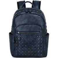 Miss Lulu Rucksack Damen Klein Cityrucksack aus PU mit Nieten
