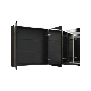 Burgbad Spiegelschrank Eqio 800x1200x170 Grau Hochglanz, SPGS120LF2010 SPGS120LF2010