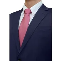 Fabio Farini Krawatte einfarbige Herren Schlips - Unicolor Krawatte in 6cm oder 8cm Breite (1-St., Unifarben) Breit (8cm), Dunkelrosa perfekt als Geschenk