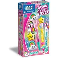 Clementoni® Experimentierkasten Clementoni 18827 - Idea Create Your Pens: Fantasy Stift-Kreationen