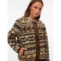 Vero Moda Fleecejacke VMLINDAU SHORT JACKET Polyester