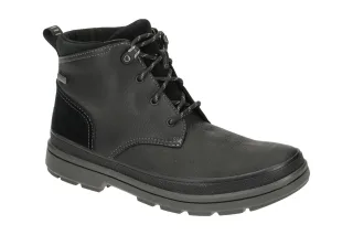 Clarks Herrenstiefel 26137858 7 Rushwaymid GTX Schwarz GORE-TEX wasserdicht
