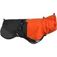 Non-stop dogwear Hunderegenmantel Regenmantel Fjord Raincoat orange/schwarz